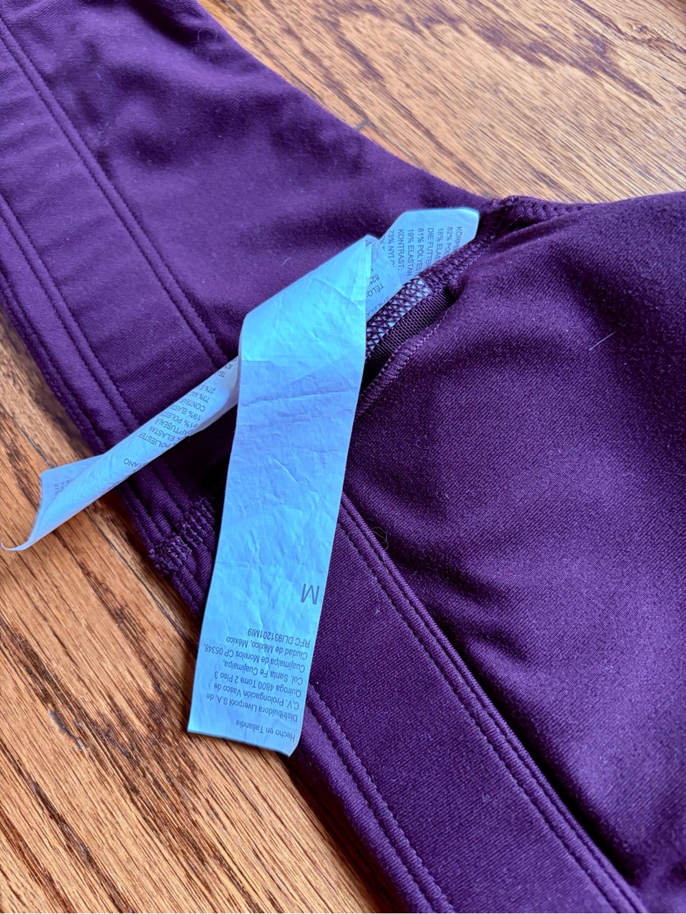 Fabletics Plum Purple Padded Sports Bra Size M - Picture 9 of 11